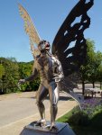 mothman statue