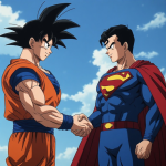 Goku and Superman Battle Image.png