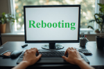 Computer with Rebooting Message.png